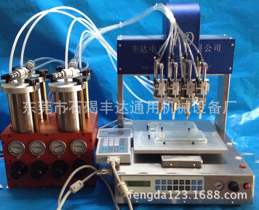 爆款厂家推荐FD-912A6工艺点胶 LED点胶机  三维点胶机(四头）